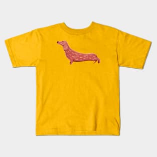 Cute Dachshund Dog Kids T-Shirt